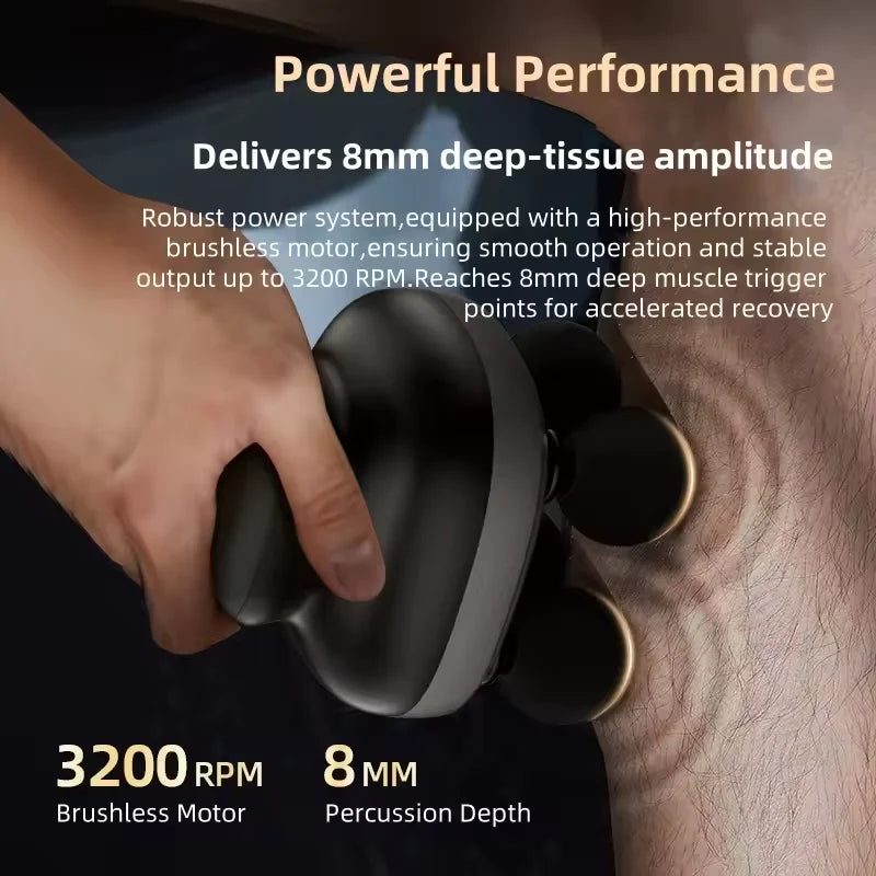 4-Head Percussion Body Massager