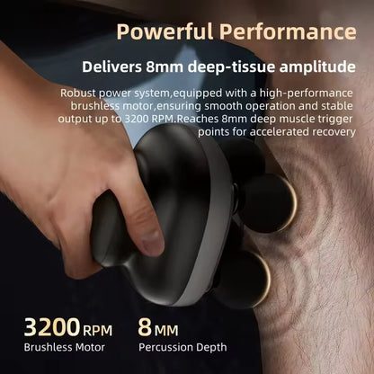 4-Head Percussion Body Massager